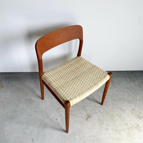 【Vintage】J.L. Møller Model 75 Chair｜Teak & Cane