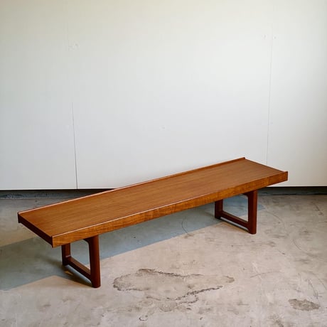 【Vintage】Krobo Bench with drawer | Teak by Torbjørn Afdal For Bruksbo