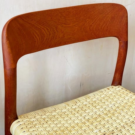 【Vintage】J.L. Møller Model 75 Chair｜Teak & Cane
