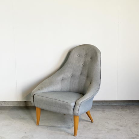 【Vintage】"Little Eva" Lounge Chair — Designed by Kerstin Hörlin-Holmquist for NK Möbler —