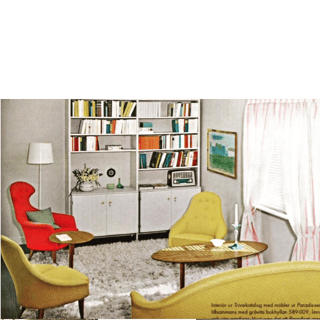 【Vintage】"Paradiset" 3-seater Sofa — Designed by Kerstin Hörlin-Holmquist for NK Möbler —