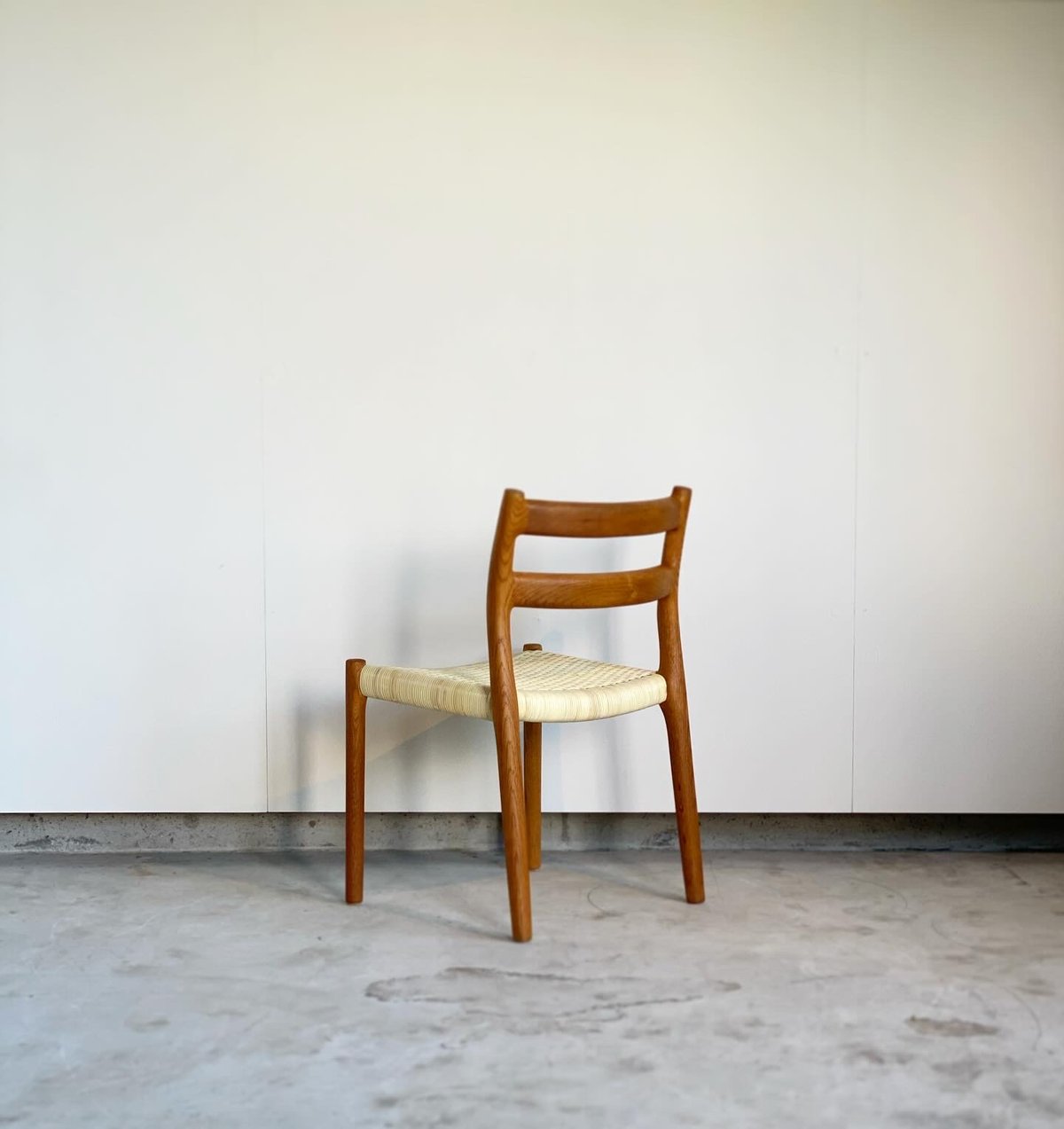Vintage】J.L. Møller Model 84 Chair｜Oak & Cane