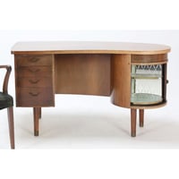 Vintage】モデル 54 キドニーデスク-カイ・クリスチャンセン (4) 2月