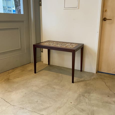 “Baca" Tile Top  Side Table 70x47 Rose wood