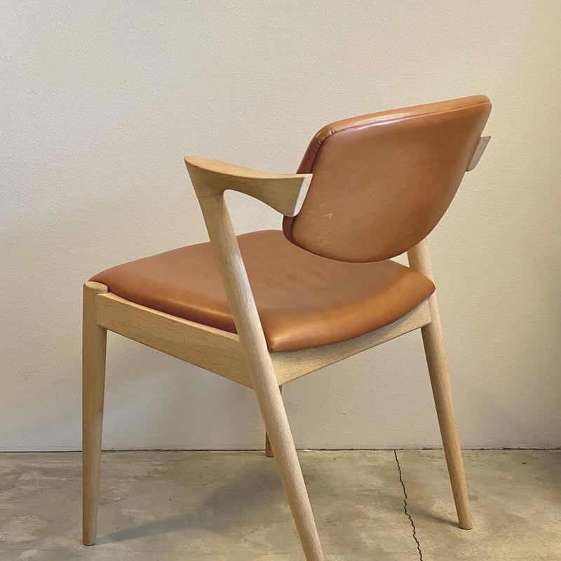 No42 Chair ナラ特注ソープ仕上げ/本革コニャック | THE NORDISK CI