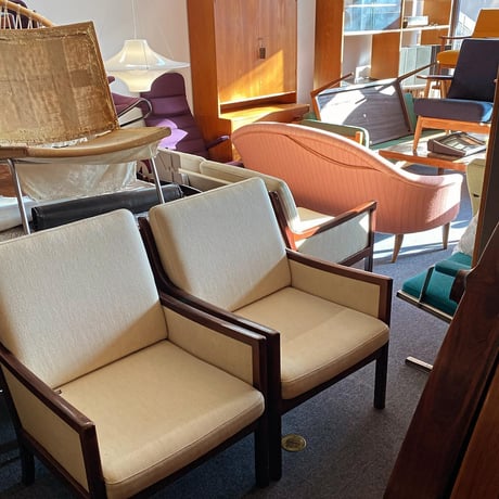 【Vintage】Ole Wanscher 1P Sofa | Mahogany