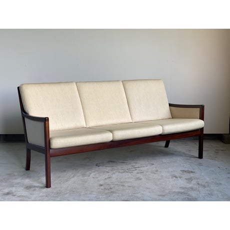 【Vintage】Ole Wanscher 3P Sofa | Mahogany