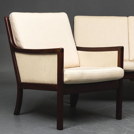 【Vintage】Ole Wanscher 1P Sofa | Mahogany