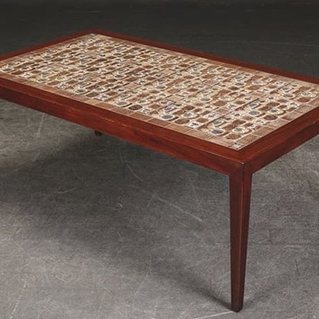 “Baca" Tile Top Coffee Table 133ｘ74 Rose wood