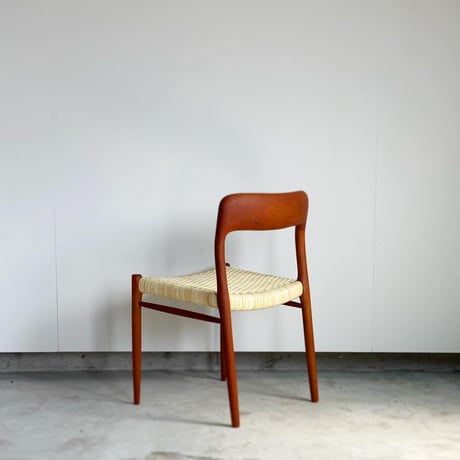 【Vintage】J.L. Møller Model 75 Chair｜Teak & Cane
