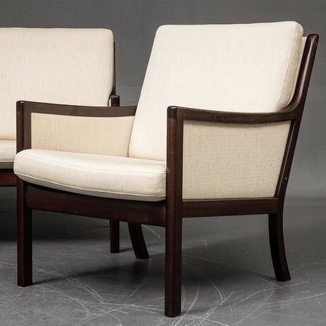 【Vintage】Ole Wanscher 1P Sofa | Mahogany