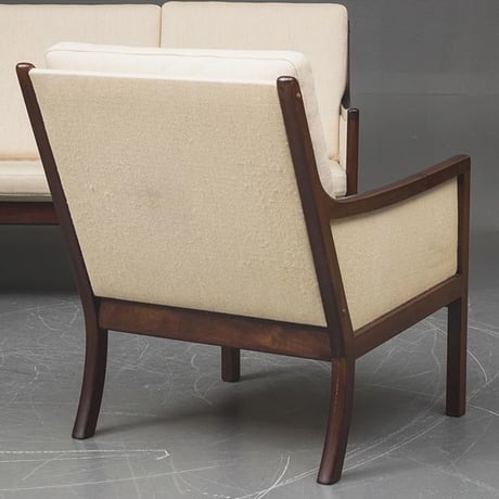 【Vintage】Ole Wanscher 1P Sofa | Mahogany