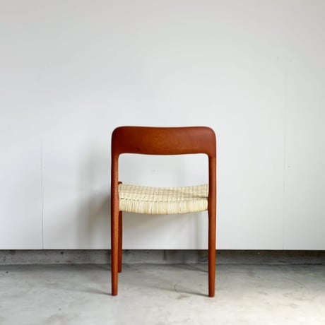 【Vintage】J.L. Møller Model 75 Chair｜Teak & Cane