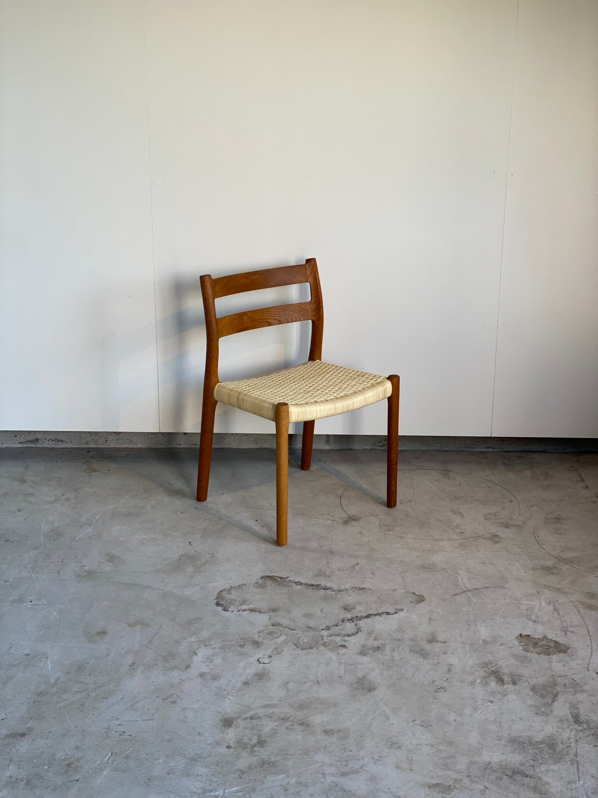 Vintage】J.L. Møller Model 84 Chair｜Oak & Cane