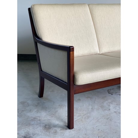 【Vintage】Ole Wanscher 3P Sofa | Mahogany