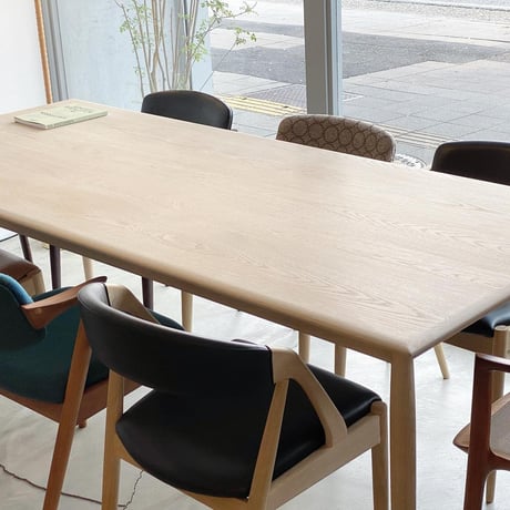 【受注生産品】ユニ ダイニングテーブル  210x90cm
