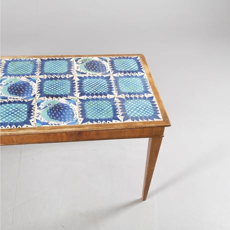 【Vintage】Frits Henningsen Coffee table  with“Tenera” tiles 129x52cm