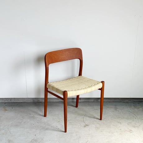 【Vintage】J.L. Møller Model 75 Chair｜Teak & Cane