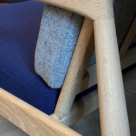 【受注生産品】Paper Knife Sofa 3P | Oak Soap Finish × Hallingdal 65 Two-Tone