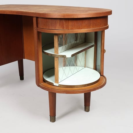 【Vintage】Model 54 Kidiny Desk Teak  By Kai Kristiansen (5)