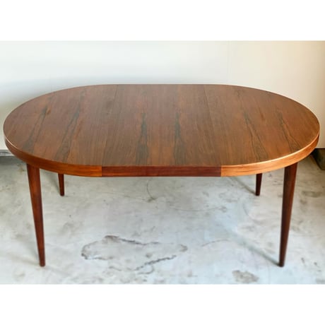 【Vintage】Extension Dining Table in Rosewood｜Kai Kristiansen for Schou Andersen
