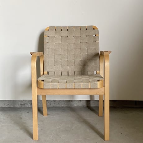 【Vintage】Artek（アルテック）/ Model 45 Armchair（アームチェア）｜Alvar Aalto  ベージュ #