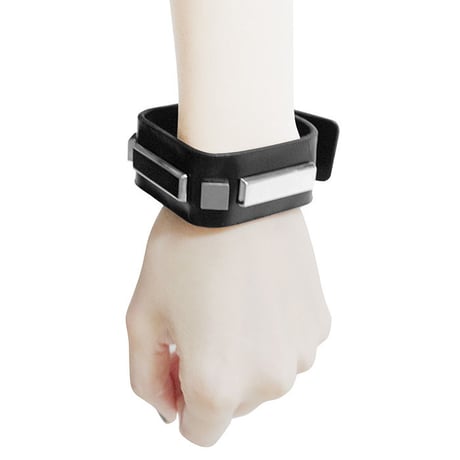 SQUARE shape leather bracelet