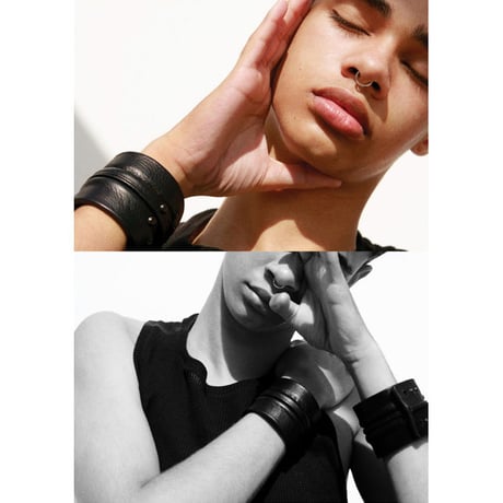 LEATHER LUMP bracelet