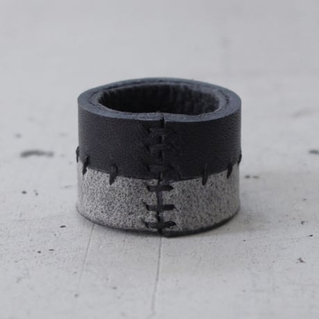 BI COLOR 4 bars leather ring