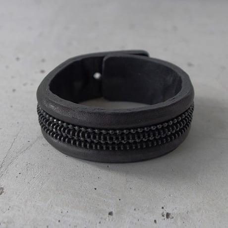 ZIP CHAIN leather bracelet
