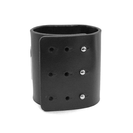 4 SQUARES long leather bracelet