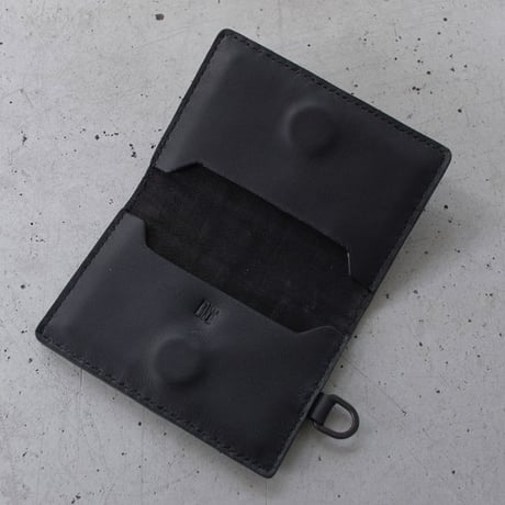BI COLOR staple leather card case