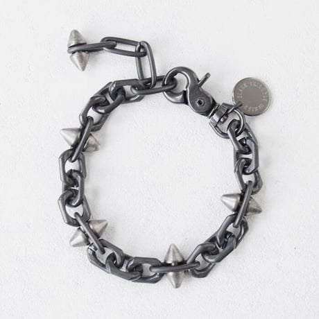 SPIKE & oval chain bracelet