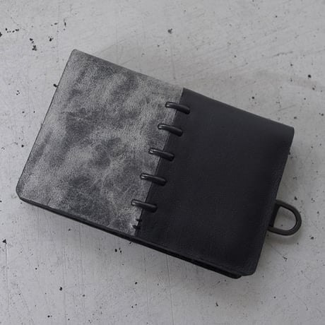 BI COLOR staple leather card case