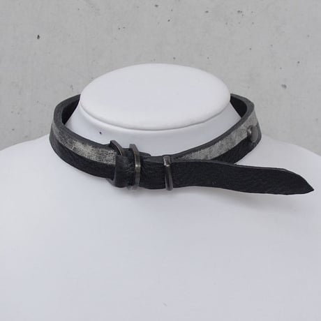 BI COLOR leather D choker