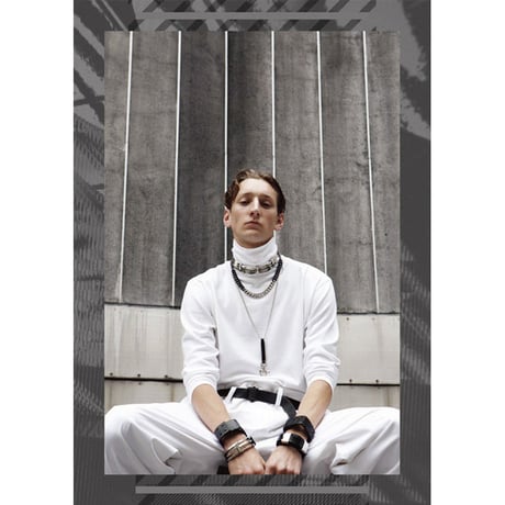 BRUTALIST square leather bracelet