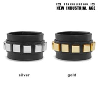 9 SQUARES leather bracelet