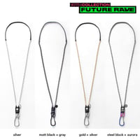 INDUSTRIAL CHAIN & leather neck holder
