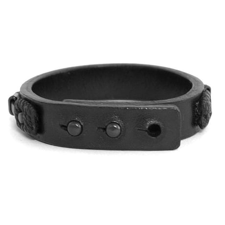 METAL BITS leather bracelet