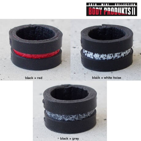 LINE leather ring