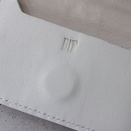BI COLOR staple leather card case