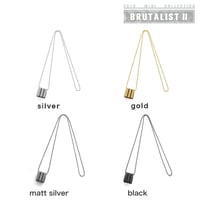 3 BARS long chain necklace