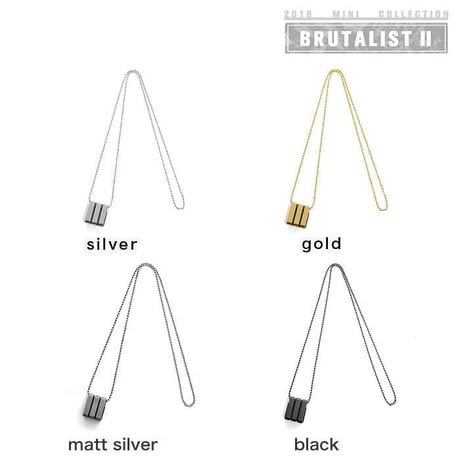3 BARS long chain necklace