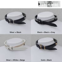 BI COLOR leather D choker