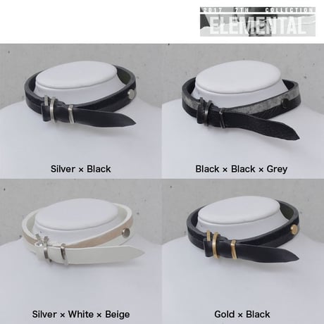 BI COLOR leather D choker