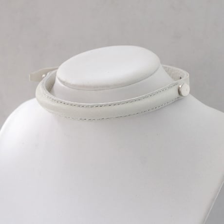 LEATHER LUMP choker