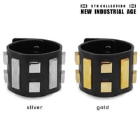 8 SQUARES leather bracelet