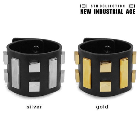 8 SQUARES leather bracelet