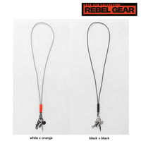RUBBER CODE & multi charm necklace