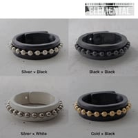 BALL CHAIN leather bracelet